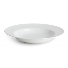 Fenton Bone China Soup Plate - Plain White