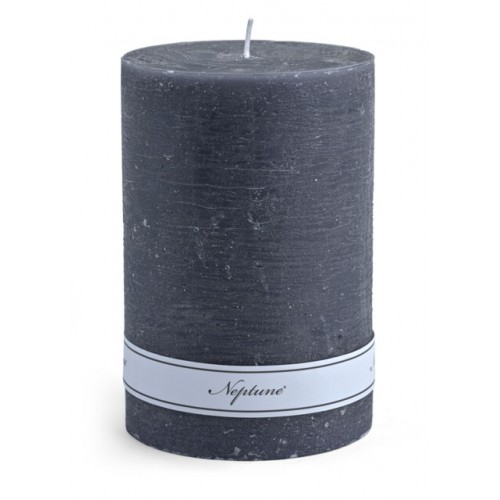 Blyton 10 x 15cm Pillar Candle - Charcoal