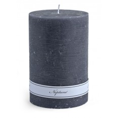 Blyton 10 x 15cm Pillar Candle - Charcoal