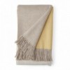 Cawston Stripe Throw - Natural & Saffron