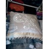 Coussin soie brodé beige DESIGNERS GUILD