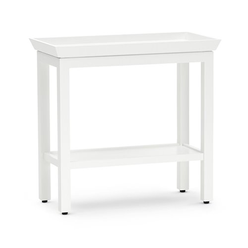 Aldwych 56 Rectangular Side Table - Snow