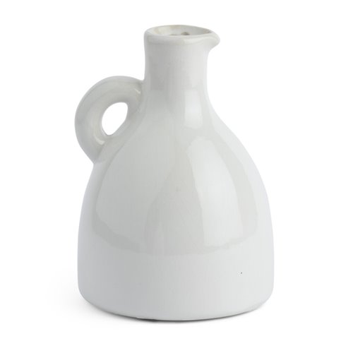 Corinium Medium Jug with Handle - White