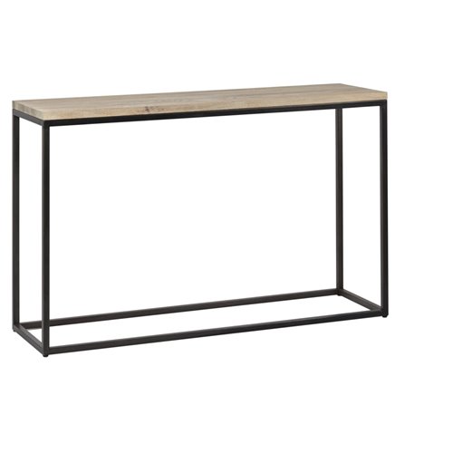 Carter 1200 Rectangular Console Table - Metal & Oak