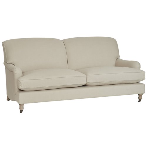 Olivia Sofa Large - Hugo Pale Oat - Pale Oak Legs