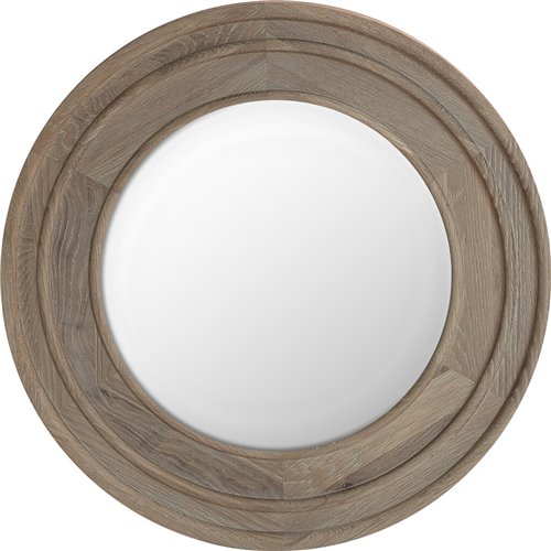 Edinburgh 67 Round Mirror - Vintage Oak
