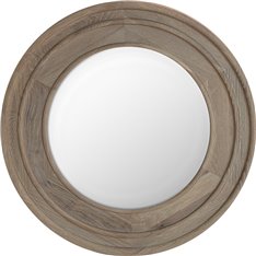 Edinburgh 67 Round Mirror - Vintage Oak