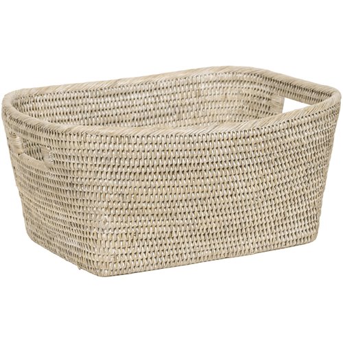 Ashcroft Square Basket 40x32.5cm - Silver Reed