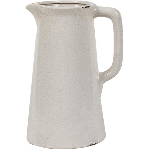 Corinium Large Jug Vase - White