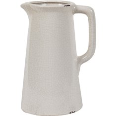 Corinium Large Jug Vase - White