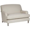 Olivia Loveseat - Hugo Pale Oat - Pale Oak Legs