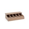 Southwold 5 Bay Divided Cutlery Organiser - Seasoned Oak