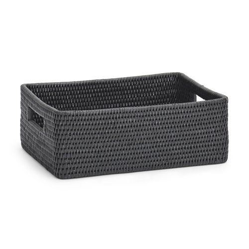 Ashcroft Rectangular Box Tray 35x26cm - Charcoal