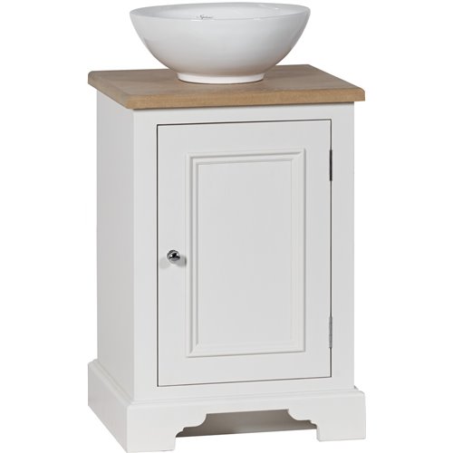 Chichester 500 Oak Countertop Washstand - Right - Shell