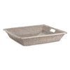 Ashcroft Square Tray, Small - Silver Reed