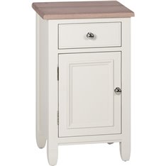 Chichester Bedside Cabinet Closed Left - Shell