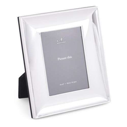 Porter 4x6 Silver Plated Photo Frame