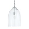 Shaftesbury Chrome Glass Pendant - Medium