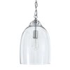 Shaftesbury Chrome Glass Pendant - Small