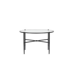 Coniston 75 Low Round Coffee Table - Black Bronze