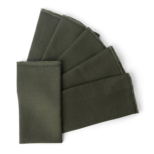 Antonia Napkin, set of 6 - Olive