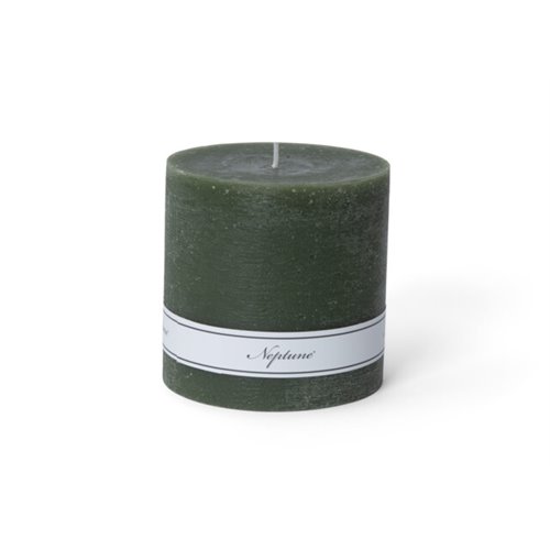 Blyton 10 x 10cm Pillar Candle - olive