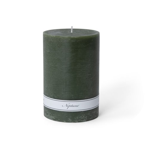 Blyton 10 x 15cm Pillar Candle - olive