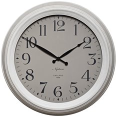 Harrison Wall Clock - 435mm - Driftwood