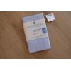 Taie d'oreiller Aquanatura coton biologique 50x70 BLEU PARME