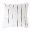 Evie Pin stripe outdoor cushion 45x45 Burnt Sienna