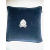 Coussin Badged velours marine GANT