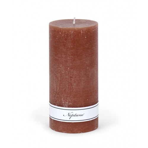 Blyton 7x15cm Candle - Burnt Sienna