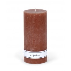 Blyton 7x15cm Candle - Burnt Sienna