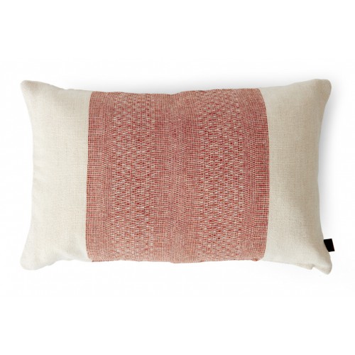 Grace Scatter Cushion 35x55cm - Burnt Sienna Geometric