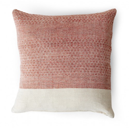 Grace Scatter Cushion 45x45cm - Burnt Sienna Geometric