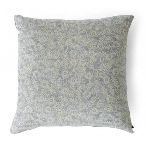 Grace Scatter Cushion 57x57cm - Orla Flax Blue