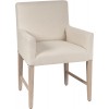 Shoreditch Carver Chair- Clara Natural - Pale oak legs