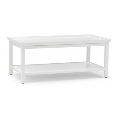 Aldwych 110 Rectangular Coffee Table - Snow -