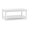 Aldwych 110 Rectangular Coffee Table - Snow -