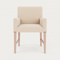 Shoreditch Carver Chair - Hugo Pale Oat - Pale Oak