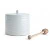 Lewes Pot with Wooden drizzler - Grey