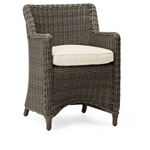 Stanway Carver Chair with Natural Cushion Reed- Dark Reed