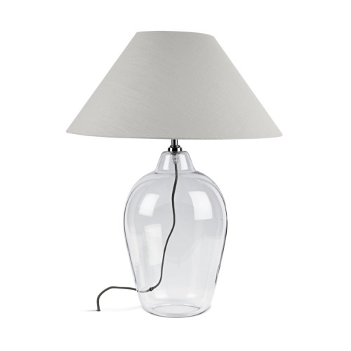 Shaftesbury Glass Lamp Base Medium with Oliver 22" shade CD