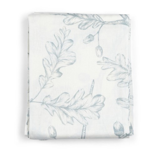 Emily Linen Tablecloth Francesca Flax Blue