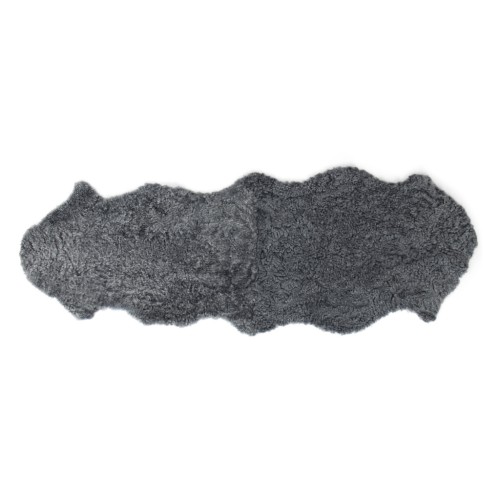 Tussock Sheepskin Rug Double - Grey