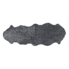 Tussock Sheepskin Rug Double - Grey