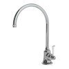 Bamburgh White Lever 3 Hole Sink Tap with PUW