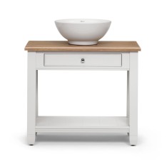 Chichester 850 Oak Countertop Washstand - Shell