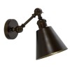 Keats Single Arm Wall Light - Bronze