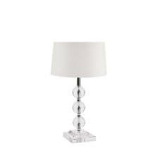 Burlington Small Ball Lamp with 12" Warm White Lucile Shade